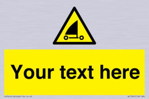 Custom Warning sand yachting